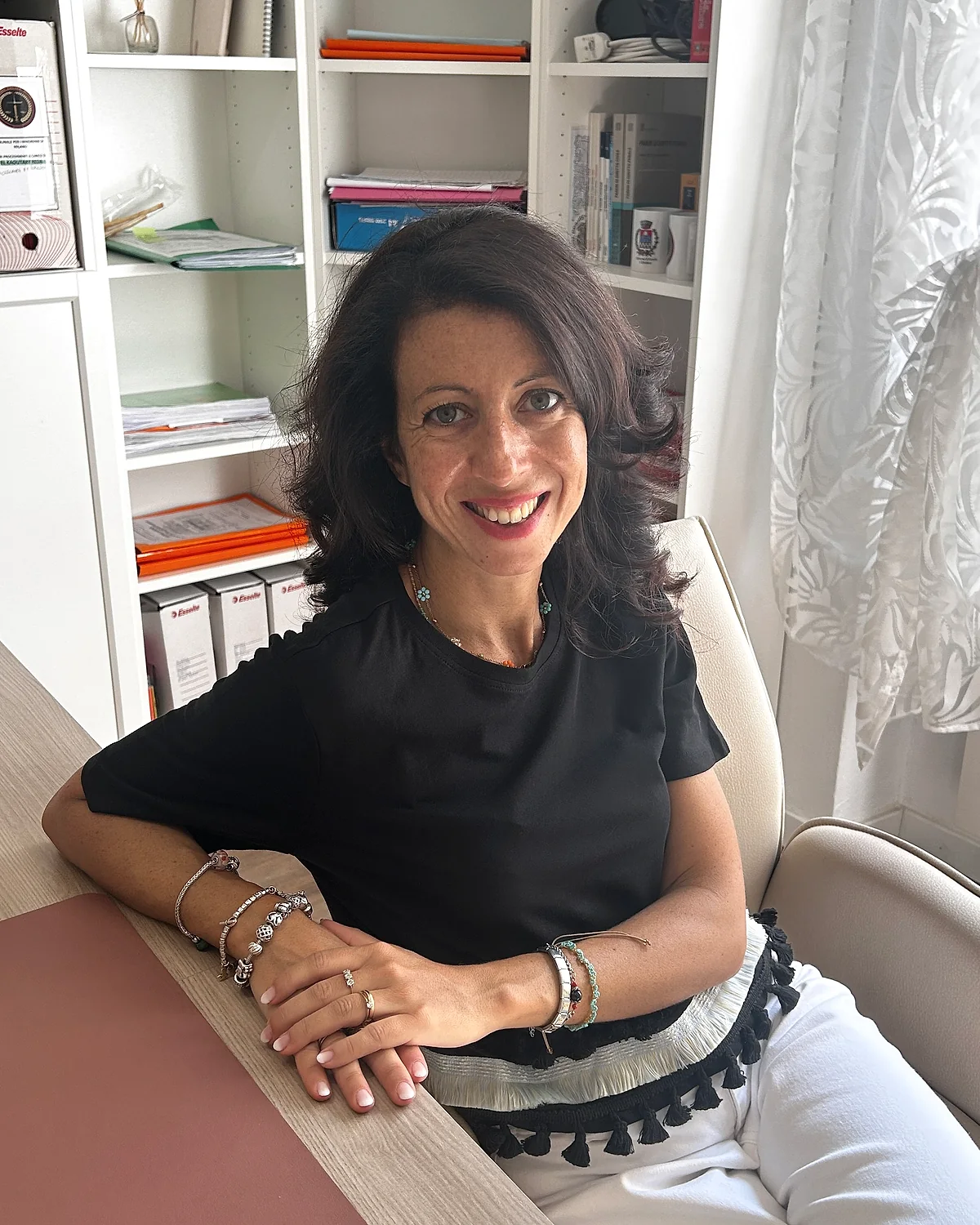 Portrait of Attorney Francesca Fumarulo, awaiting the official photograph
